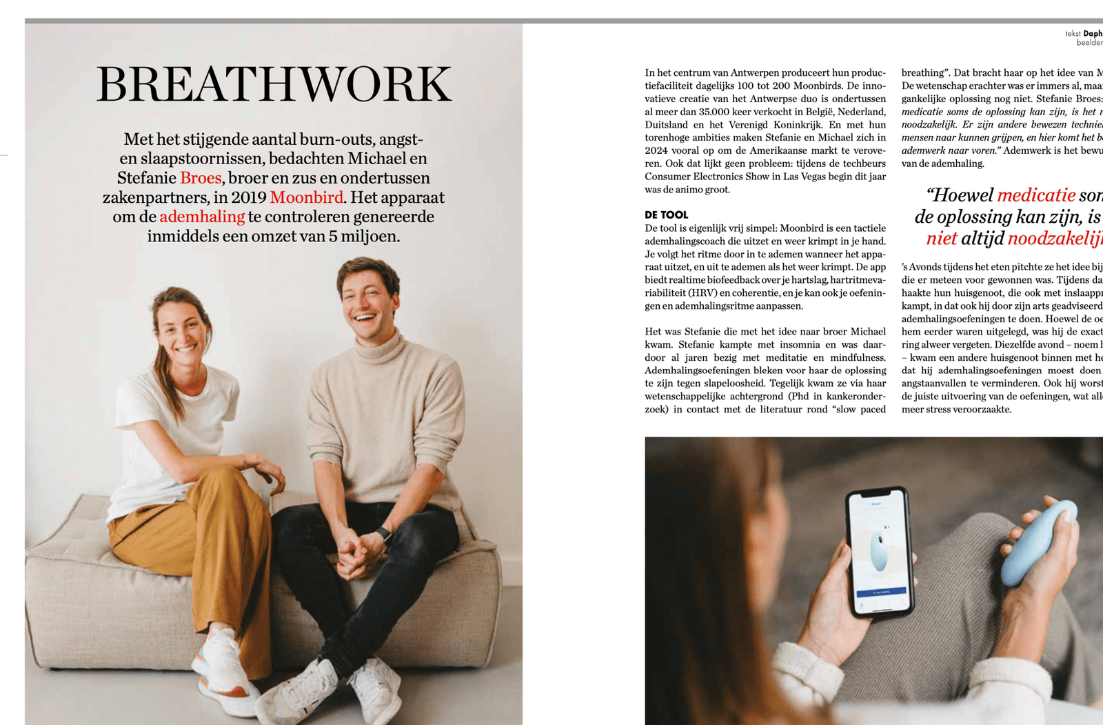 Moonbird – stressverlagend device haalt 5 miljoen op